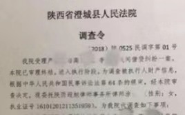 法院调查令